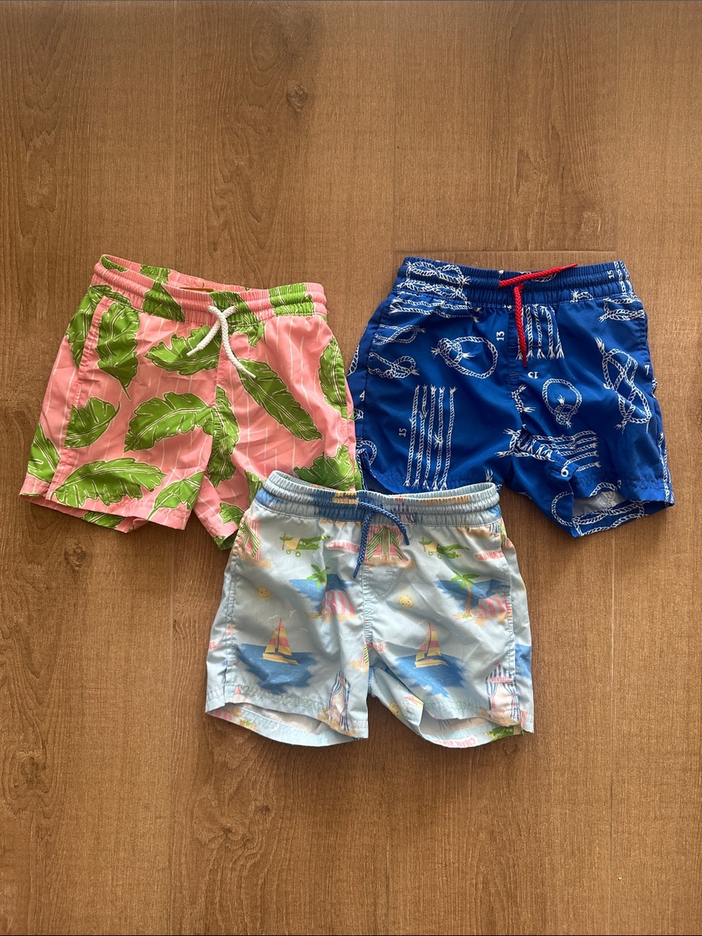 TBBC 3T boys swim trunks three pairs of